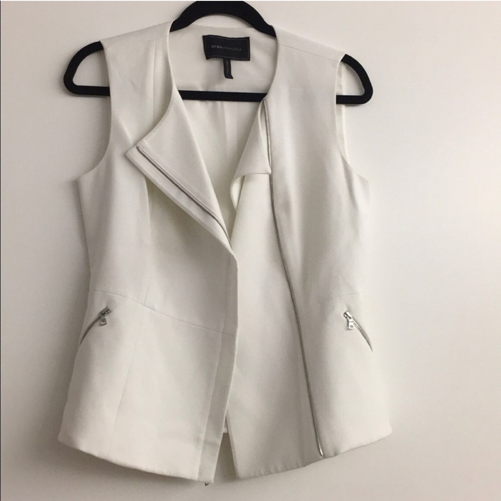 BCBG Peplum vest